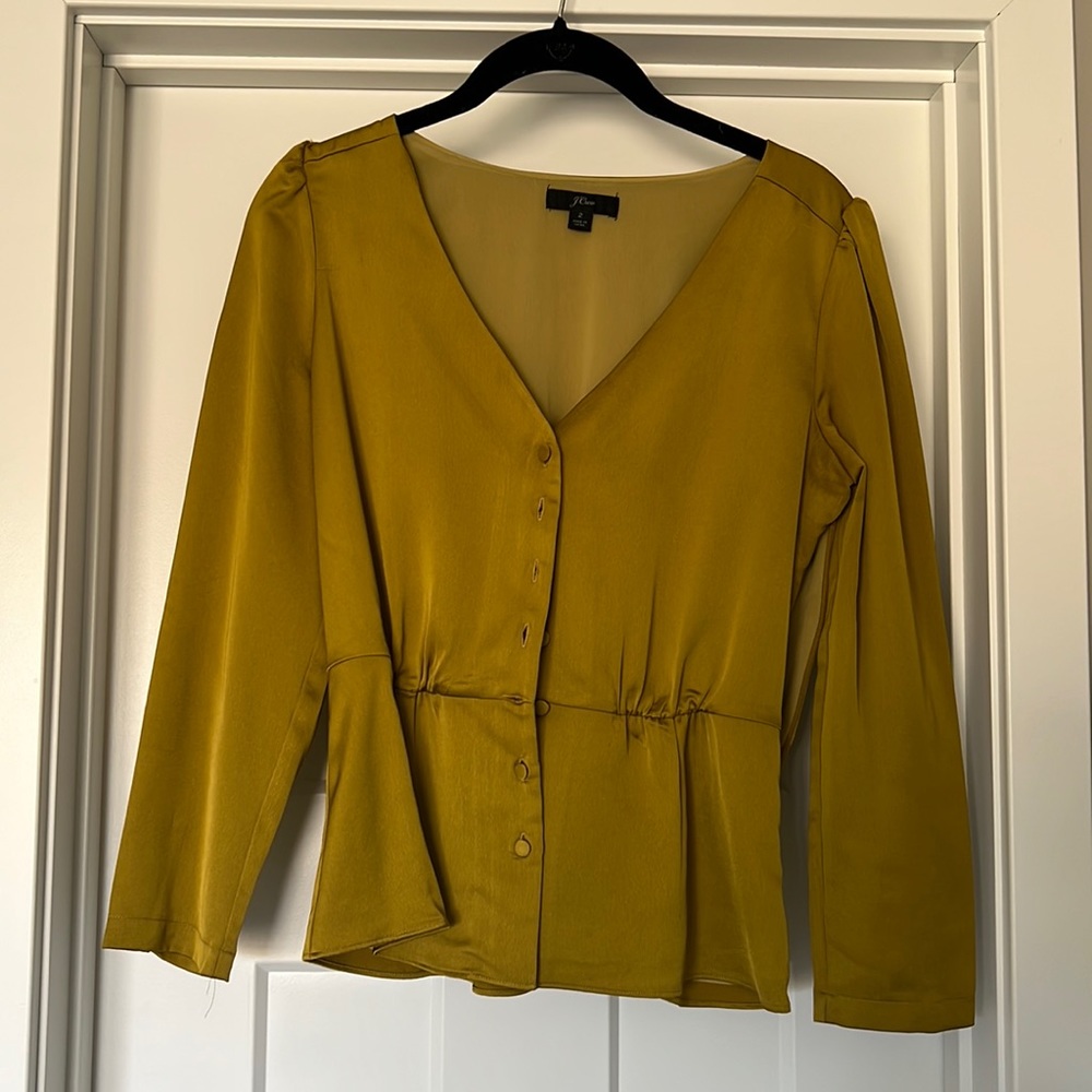 J.Crew Satin Blouse